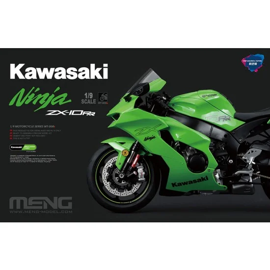 Meng MT008s 1/9 Kawasaki Ninja ZX-10RR Motorcycle (Pre-coloured)