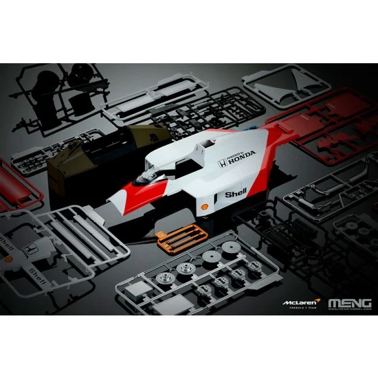 Meng RS005 1/12 McLaren MP4/4 1988 [Pre-coloured Edition]