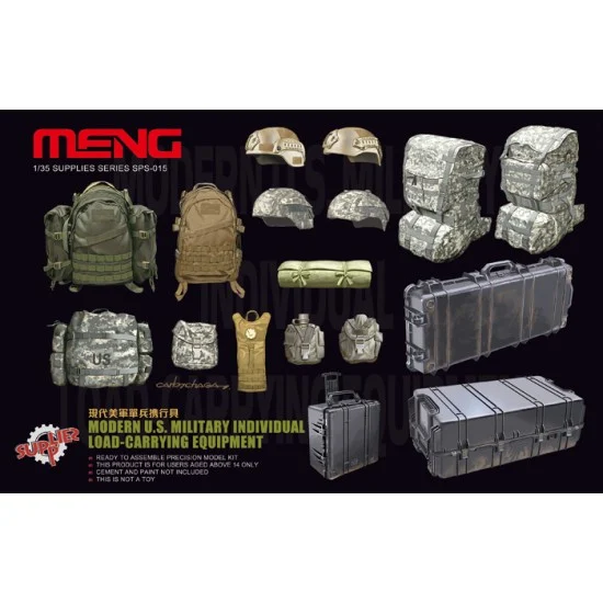 Meng SPS015 1/35 Modern US Military Individual Load-Carrying Equipment