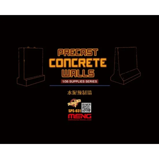 Meng SPS031 1/35 Pre-cast Concrete Walls