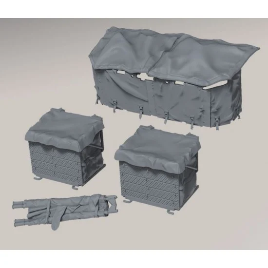 Meng SPS056 1/35 Israel Main Battle Tank Merkava Mk.4M Fully Loaded Rear Baskets for #MENG-TS036