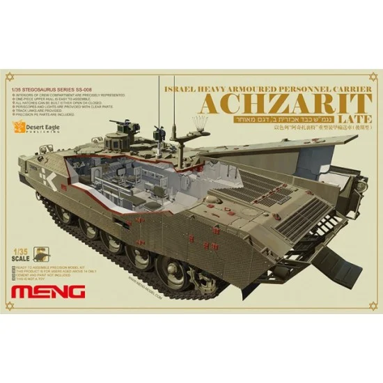 Meng SS008 1/35 Israel Heavy Armoured Personnel Carrier (APC) Achzarit Late Type - Military Vehicles & Tanks