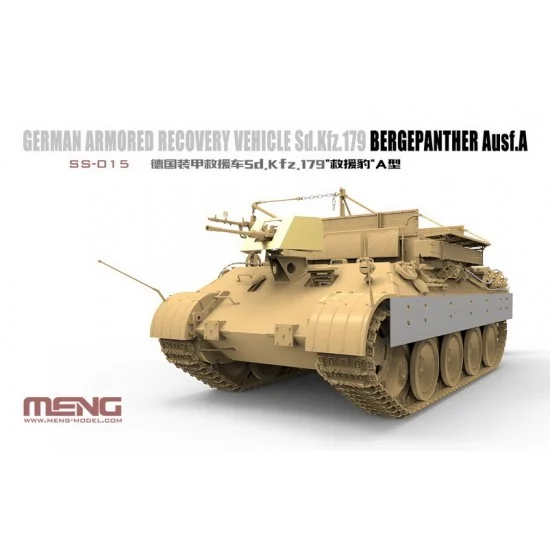 Meng SS015 1/35 German Armoured Recovery Vehicle SdKfz 179 Bergepanther Ausf.A - Military Vehicles & Tanks