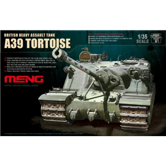 Meng TS002 1/35 British Heavy Assault Tank A39 Tortoise - Military Vehicles & Tanks