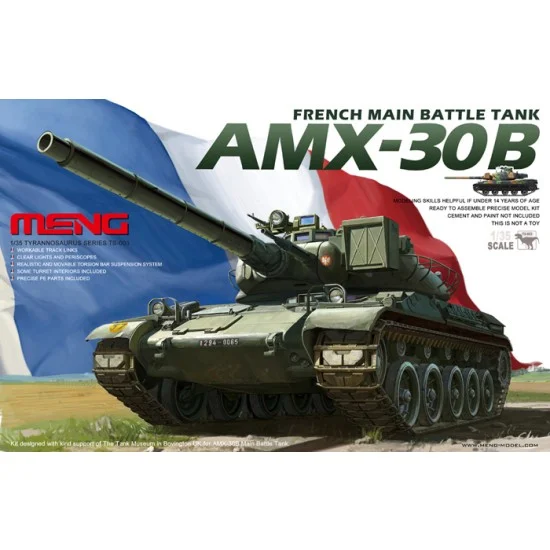 Meng TS003 1/35 French AMX-30B Main Battle Tank #TS-003