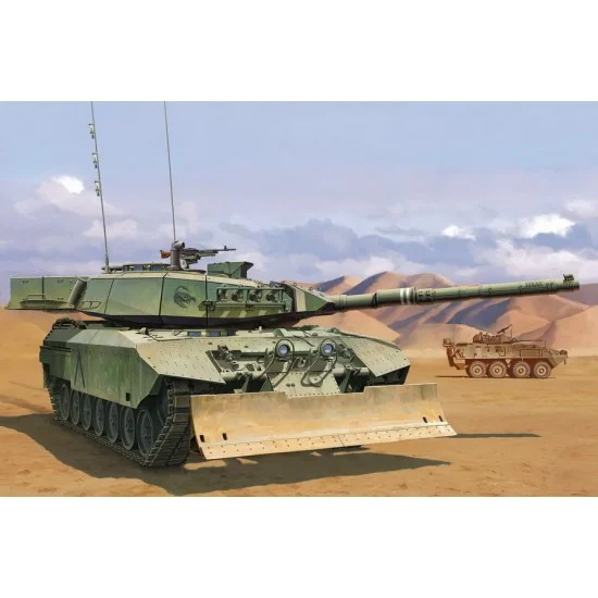 Meng TS041 1/35 Canadian Main Battle Tank Leopard C2 MEXAS w/Dozer Blade - Military Vehicles & Tanks