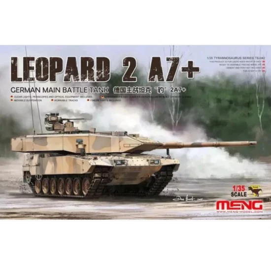 Meng TS042 1/35 German Main Battle Tank Leopard 2A7+ - Military Vehicles & Tanks