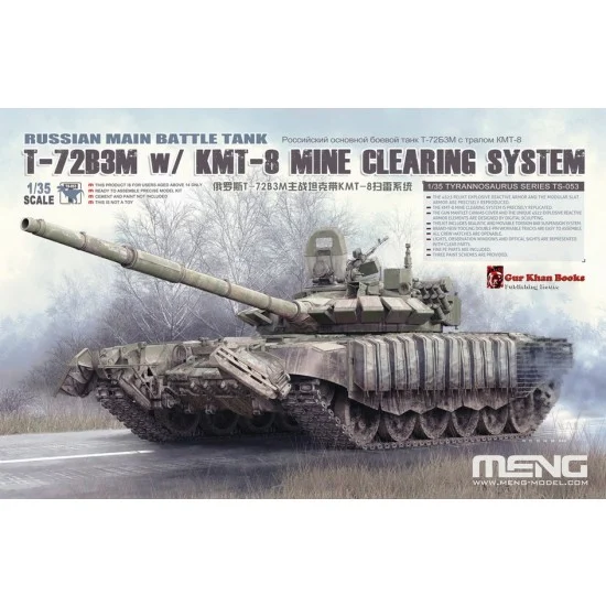 Meng TS053 1/35 Russian Main Battle Tank T-72B3M w/KMT-8 Mine Clearing System