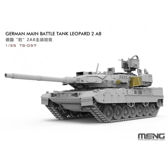 Meng TS057 1/35 German Leopard 2A8 Main Battle Tank - Military Vehicles & Tanks
