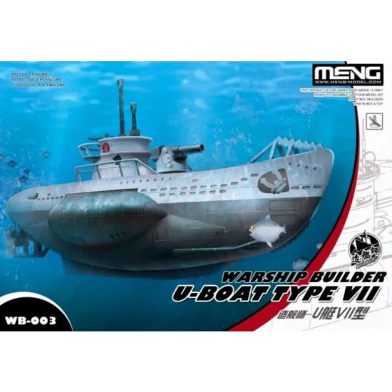 Meng WB003 Warship Builder - U-Boat Type VII Egg Ship