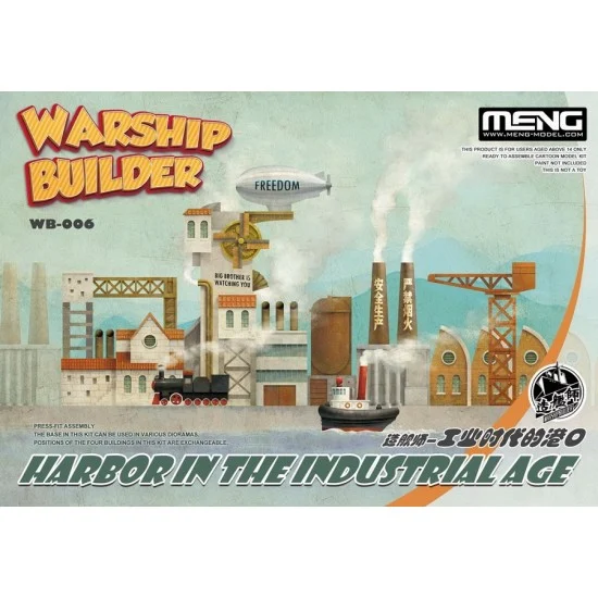 Meng WB006 Warship Builder - Harbor in the Industrial Age kit