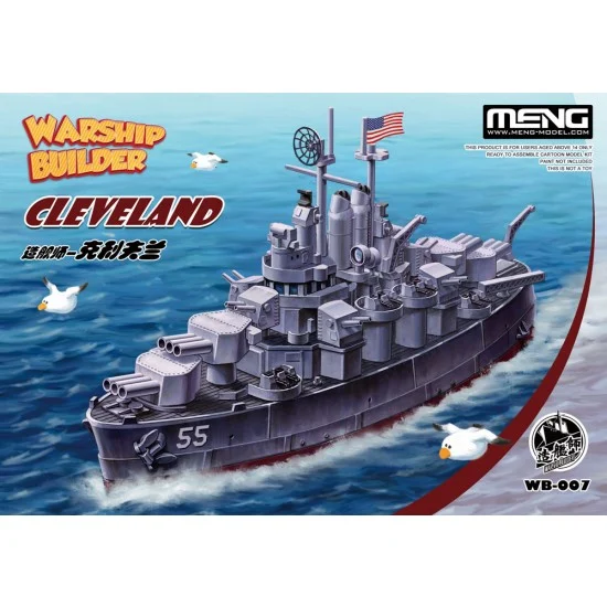 Meng WB007 Warship Builder Series - USS Cleveland Egg Ship