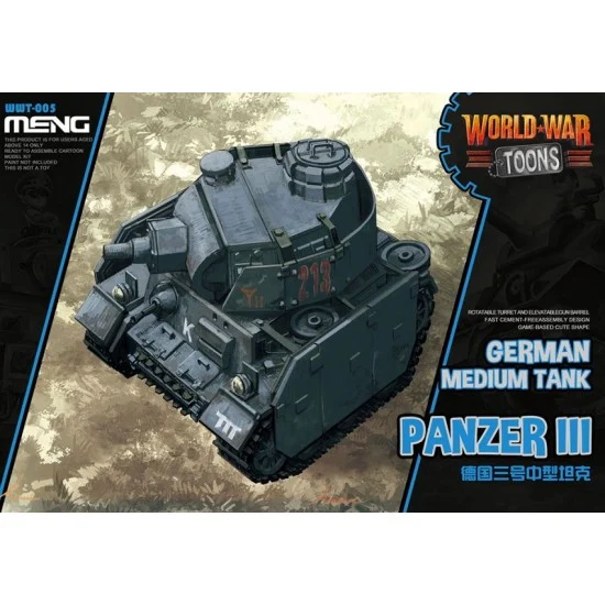 Meng WWT005 World War Toons - German Medium Tank Panzer III [Q Version]