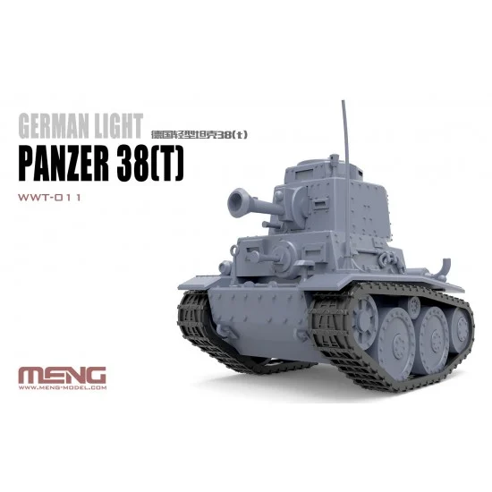 Meng WWT011 World War Toons - German Light Panzer 38(t) [Q Version]