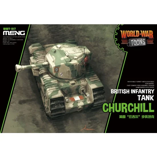 Meng WWT017 World War Toons - British Infantry Tank Churchill [Q Version]