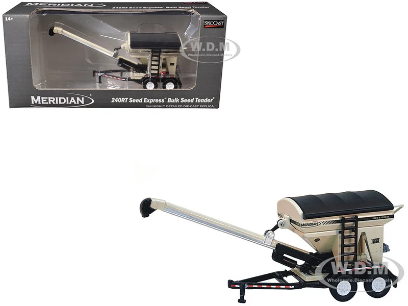 Meridian 240RT Seed Express Bulk Seed Tender Light Tan 1/64 Diecast Model by SpecCast - Tractors & Farm Models