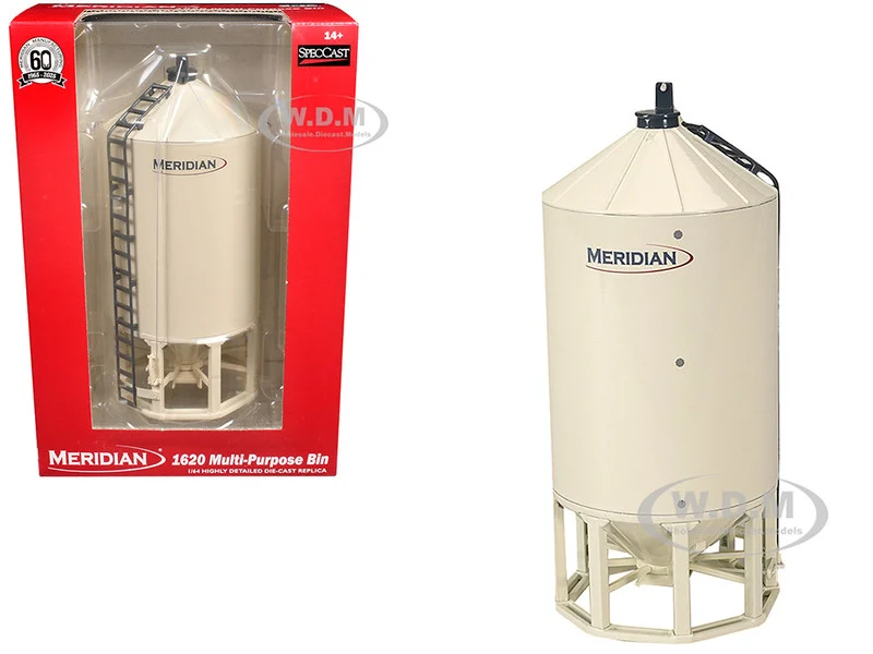Meridian 1620 Multi-Purpose Bin Light Tan "60th Anniversary Edition" 1/64 Diecast Model by SpecCast