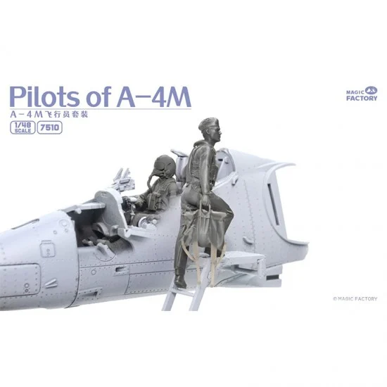 Magic Factory 7510 1/48 Douglas A-4M Skyhawk Pilot (2 figures)