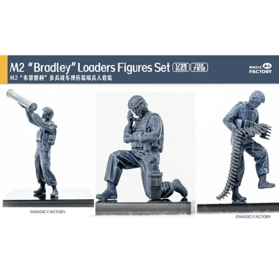Magic Factory 7512 1/35 M2 Bradley Loaders Figures set - Model Figures