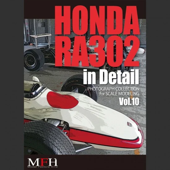 Model Factory Hiro MHB-10 Photograph Collection Vol.10 - Honda RA302 In Detail (36 pages)