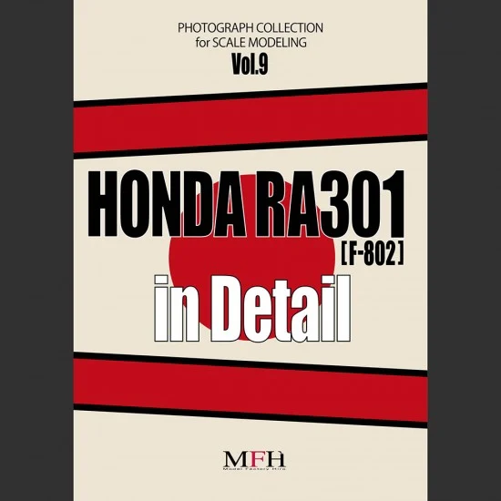 Model Factory Hiro MHB-9 Photograph Collection Vol.9 ''Honda Ra301 In Detail'' (32 pages)