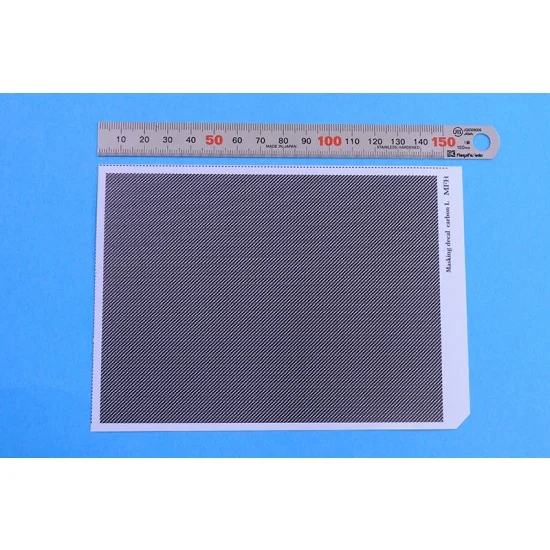 Model Factory Hiro P1108 Masking Decals [Carbon Large] - Model Cars