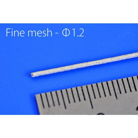 Model Factory Hiro P1170 Metal Mesh Hose #Fine Mesh (diameter: 1.2mm, length: 89mm, 5pcs) - Hobby Tools & Supplies