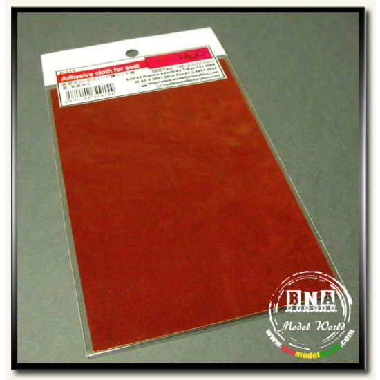 Model Factory Hiro P915 Adhesive Cloth for Seat - Wine (Dimensions: 100mm x 150mm)