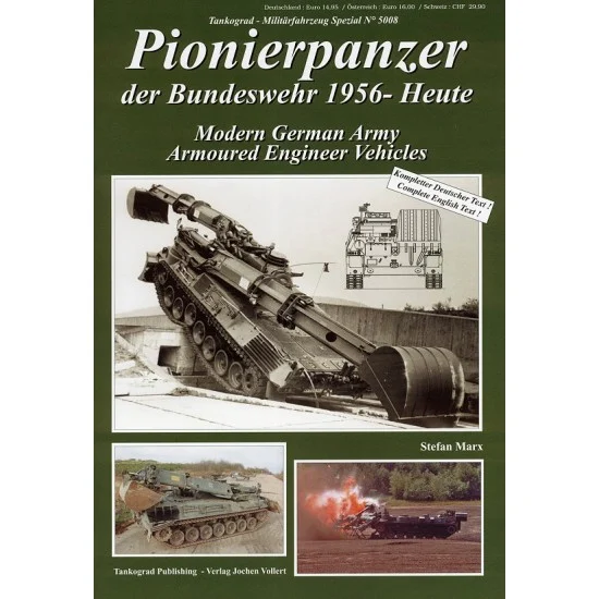 Tankograd Publishing MFZ-BW5008 German Military Vehicles Special Vol.8 Pionierpanzer der Bundeswehr from 1956