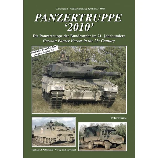 Tankograd Publishing MFZ-BW5023 German Military Vehicles Special Vol.23 Panzertruppe 2010: Panzer Forces in 21st Century