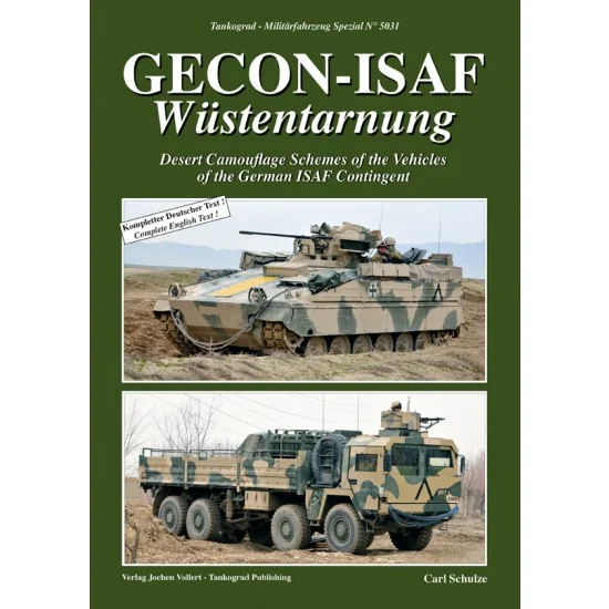 Tankograd Publishing MFZ-BW5031 German Military Vehicles Special Vol.31 GECoN-ISAF Desert Camouflage of ISAF Contingent