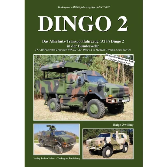 Tankograd Publishing MFZ-BW5037 German Military Vehicles Special Vol.37 ATF DINGo 2 Protected (English, 72 pages)