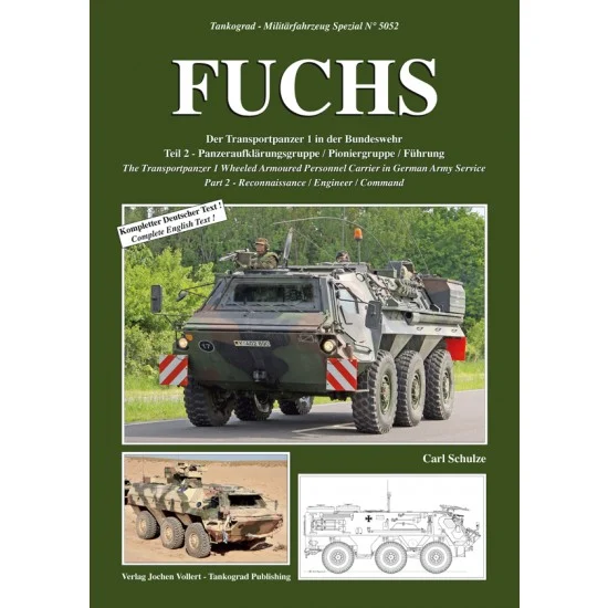 Tankograd Publishing MFZ-BW5052 German Military Vehicles Special Vol.52 FUCHS Transportpanzer 1 #2: Recon Engineer Command