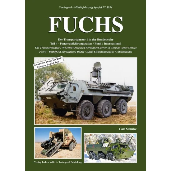 Tankograd Publishing MFZ-BW5054 German Military Vehicles Special Vol.54 FUCHS Transportpanzer 1 #4: Radar, Radio