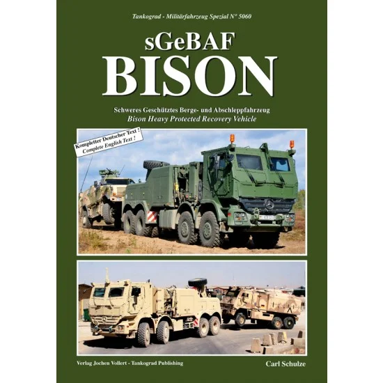 Tankograd Publishing MFZ-BW5060 German Military Vehicles Special Vol.60 sGeBAF BISoN Heavy Protected Recovery (English)