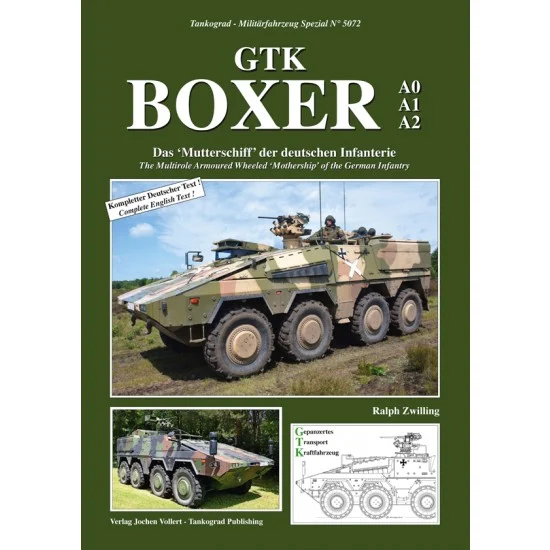 Tankograd Publishing MFZ-BW5072 German Military Vehicles Special Vol.72 GTK Boxer A0-A1-A2 "Mothership"