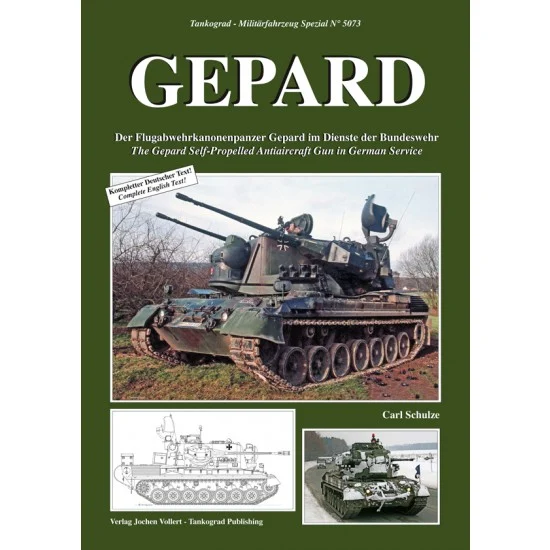 Tankograd Publishing MFZ-BW5073 German Military Vehicles Special Vol.73 Gepard Self-Propelled Antiaircraft Gun (English)