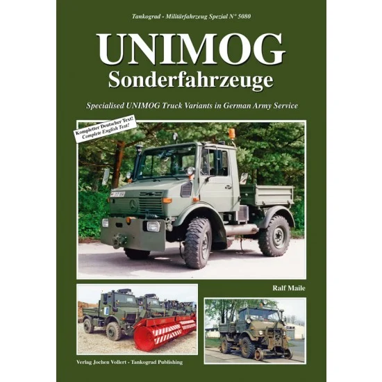 Tankograd Publishing MFZ-BW5080 German Military Vehicles Special Vol.80 UNIMOG Specialised Trucks (English, 64 pages)