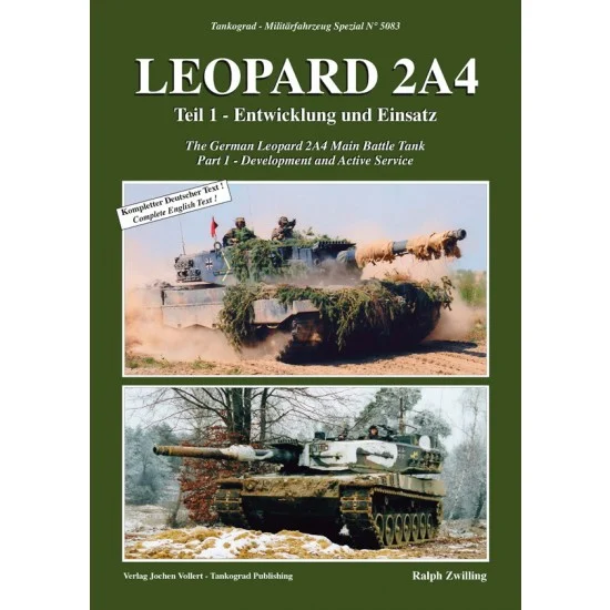 Tankograd Publishing MFZ-BW5083 German Military Vehicles Special Vol. 5083 Leopard 2A4 Part 1 (English, 64 pages)