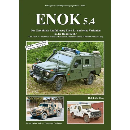 Tankograd Publishing MFZ-BW5088 The Enok 5.4 Protected Wheeled Vehicle and Variants in the Modern German Army (English)