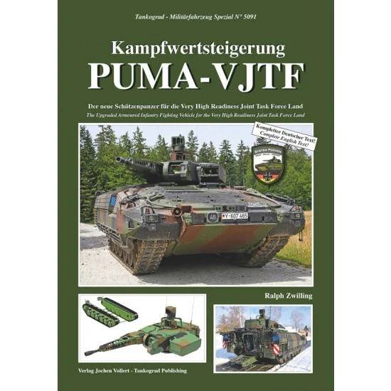Tankograd Publishing MFZ-BW5091 German Military Vehicles Special Vol.5091 Upgraded PUMA AIFV (80 pages)