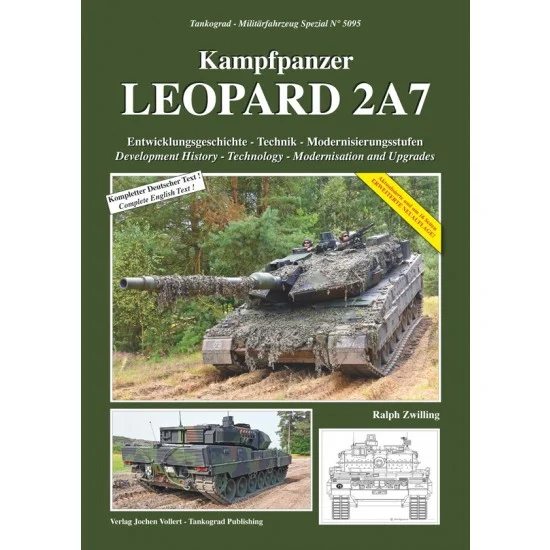 Tankograd Publishing MFZ-BW5095 German Military Vehicles Special Vol. 95 Leopard 2A7 (72 pages, English)