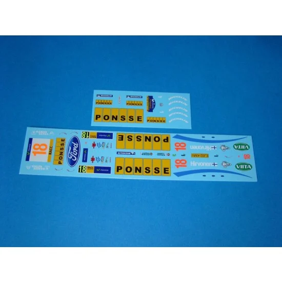 MF-Zone DC2441 1/24 Ford Focus RS WRC Hirvonen- Costa Daurada 2005 Decal for Hasegawa