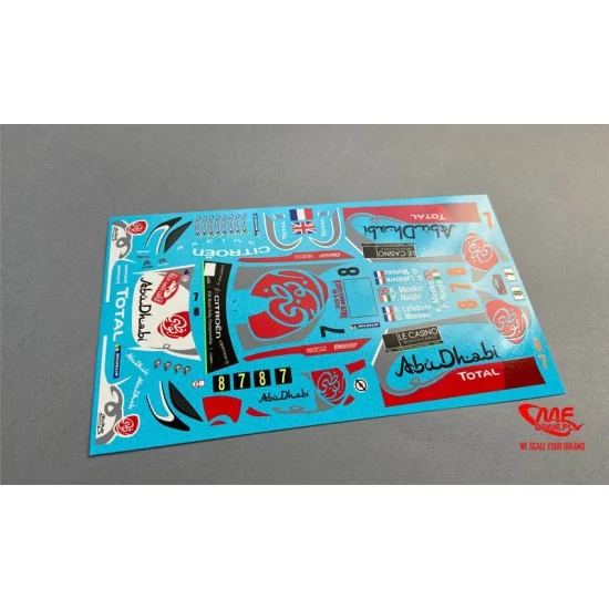 MF-Zone DC2453 1/24 Citroen DS3 WRC - Rallye Monte Carlo 2016 Decal for Heller kits
