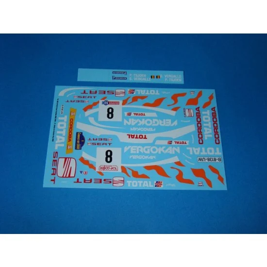 MF-Zone DC2465 1/24 Seat Cordoba EVO 2 WRC Tsjoen - 27. Rallye du Condroz-Huy 2000 Decal