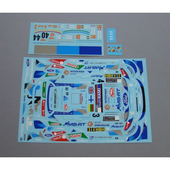 MF-Zone DC2475 1/24 Ford Fiesta WRC 2020 88. Rallye Monte - Carlo 2020 Decal