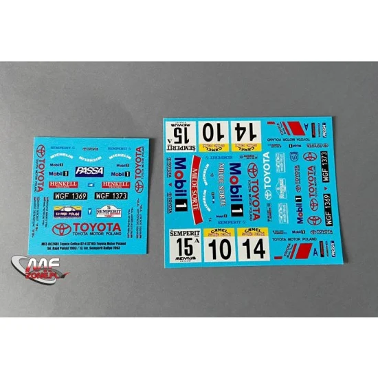 MF-Zone DC2481 1/24 Toyota Celica GT-4 ST165 - Rally Poland 1993 Decal for Beemax/NuNu