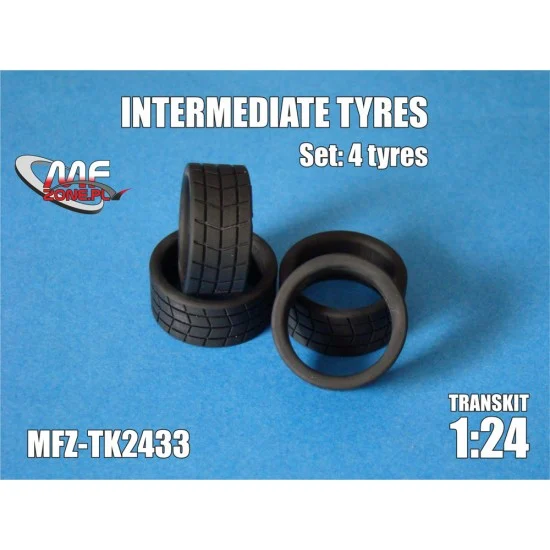 MF-Zone TK2433 1/24 18'' Intermediate Tyres 4pcs