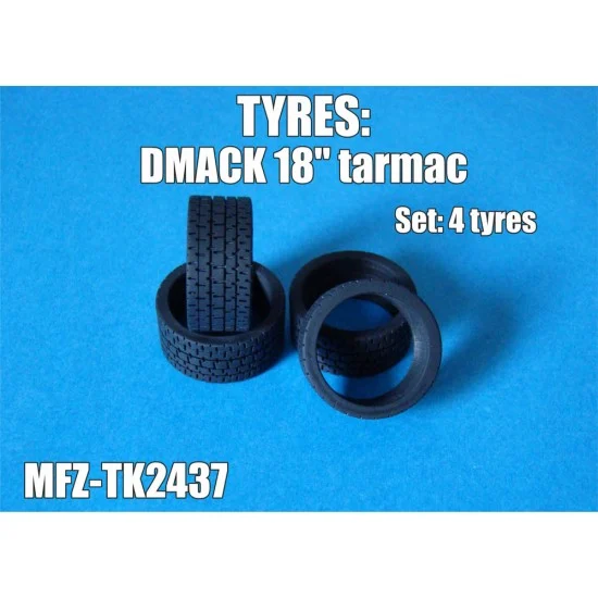 MF-Zone TK2437 1/24 Dmack Tyres 18'' Tarmac