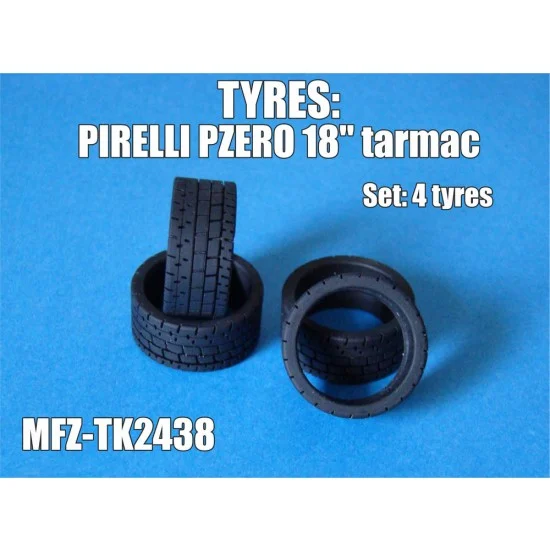 MF-Zone TK2438 1/24 Pirelli Pzero Tyres 18'' Tarmac